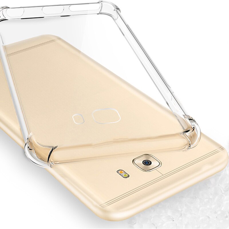 Coque Samsung Galaxy C9 Pro Caso Capa TPU Transparente Macio Airbag gota Tampa Caixa Do Telefone Para Galaxy C9Pro volta SM-C9000 shell