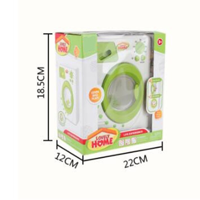 Children Simulation Washing machine Toy Pretend Play Household appliances Electric toy Develop Housework Interest Girl Toys