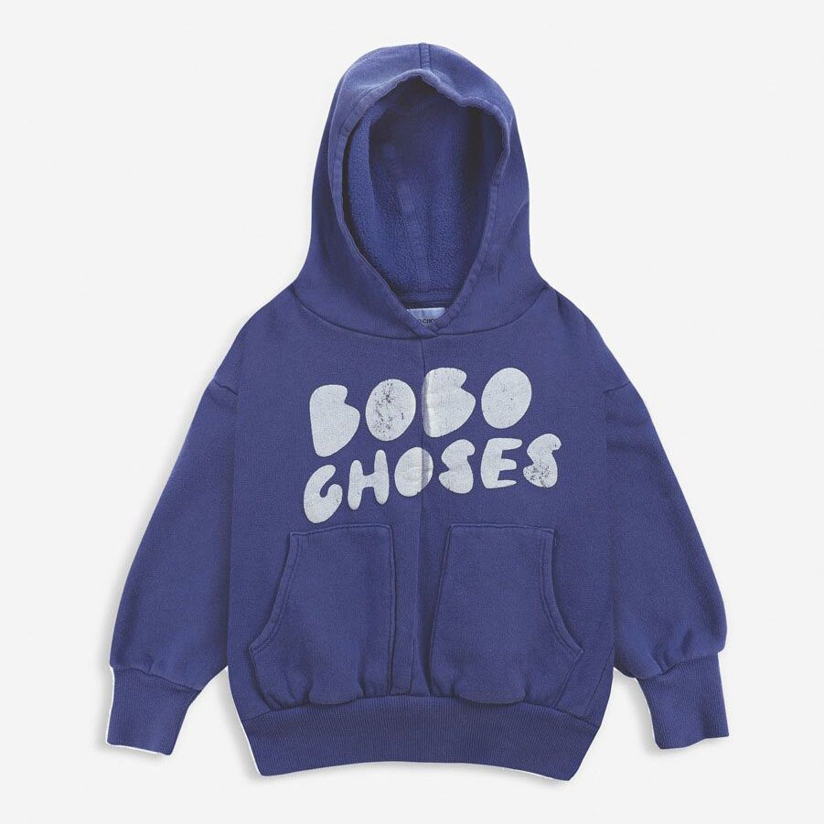 2021 autunno inverno bobo Kids Boy felpa marchio di moda abbigliamento per bambini viola lettera modello felpa con cappuccio per bambina: 130cm 8-9Y