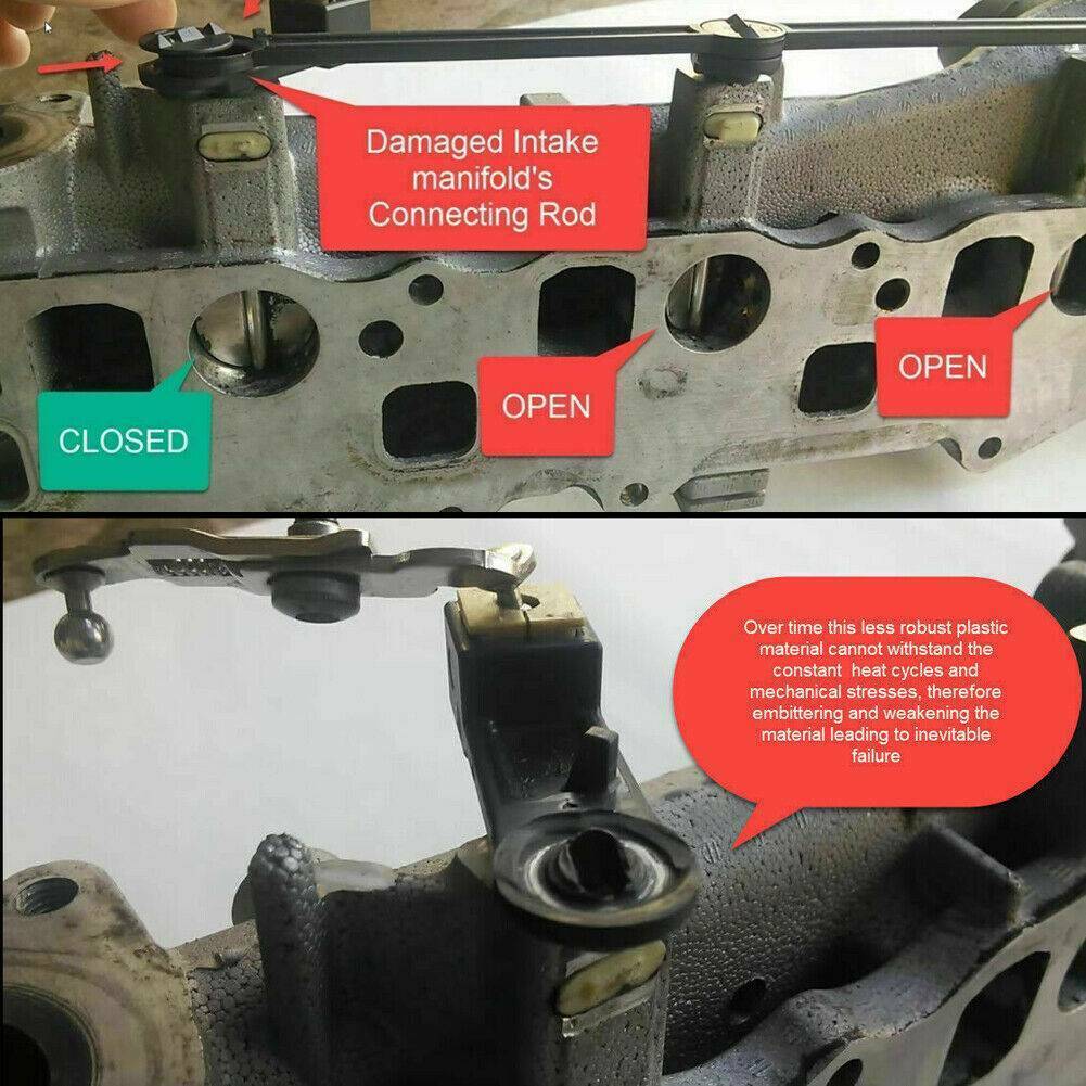 Diesel Intake Manifold 3.0L Swirl Valve Arm V6 Repair 1 pair OM642