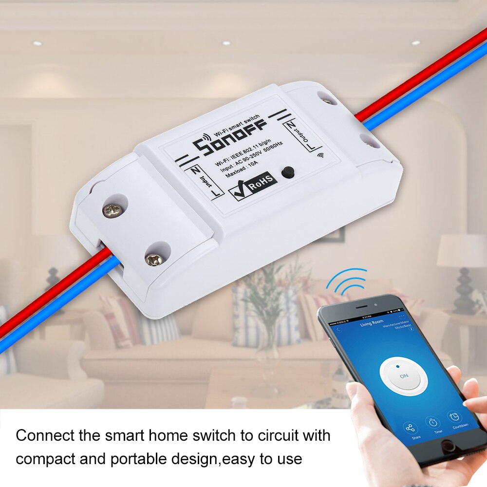 Smart Remote Control Wifi Switch Diy Timer Wireless Switch S20 EU Smart WiFi Socket,Smart Home 10A/2200W