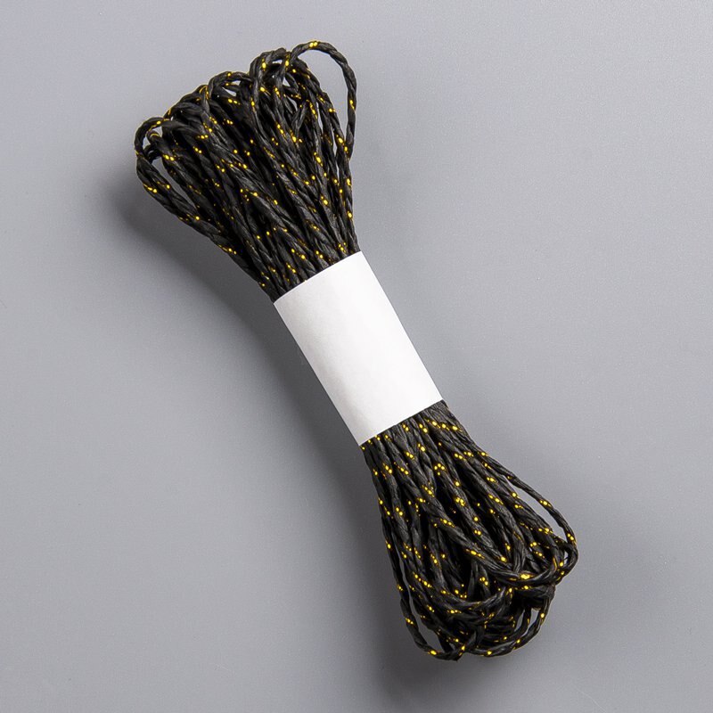 1 bundle 10 meters Natural Lafite Straw Rope String 2mm Rustic Wrap Packaging Line Wedding Decoration: 2