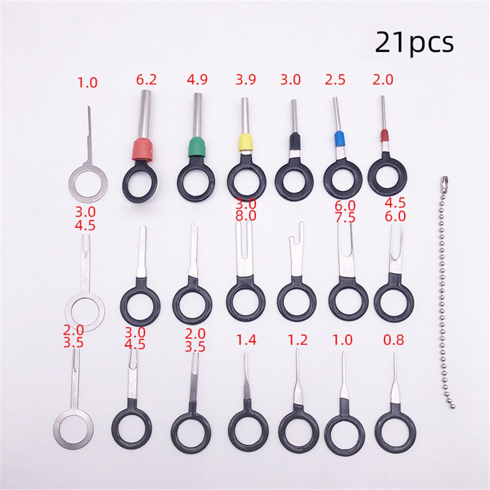 6-59 Pcs Automotive Car Plug Terminal Remove Tool Car Electrical Wiring Crimp Connector Pin Repair Extractor Kit Accessories