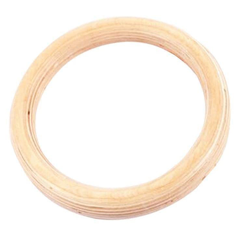 1 stk birk fitness ringe gymnastik trænings ring træ 28mm øvelse fitness gymnastik ringe gym øvelse