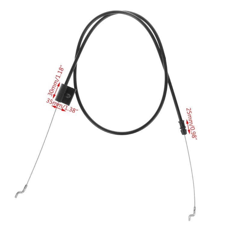 Lawn Mower Throttle Pull Engine Zone Control Cable With Z Shape Bend Garden Tool 140CM