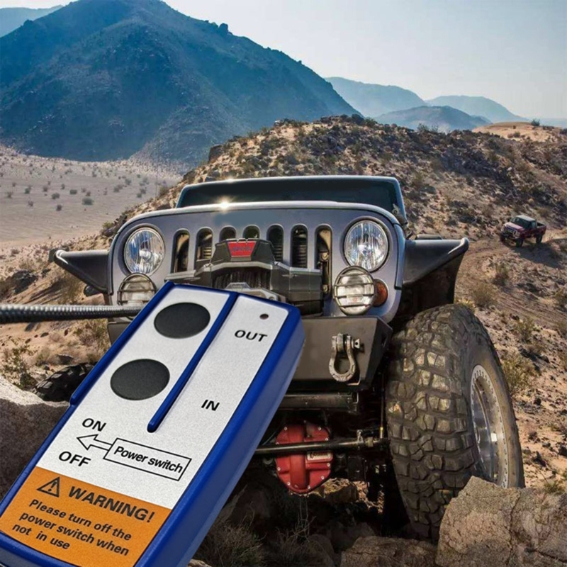 Universal 24V 12V Wireless Electric Digital Winch Remote Control Handset