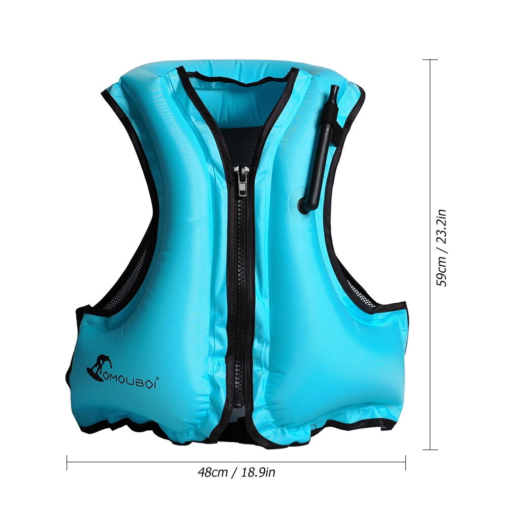 Inflatable Life Vest for Adults - Water Sports Buoyancy Aid - Drifting, Surfing, Fishing