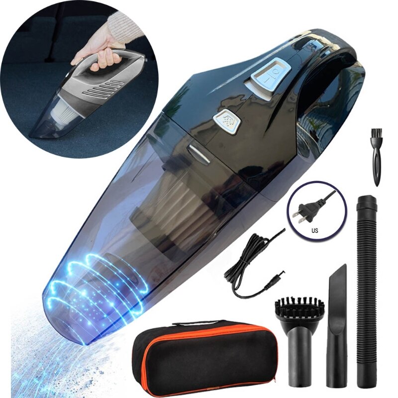 Handheld Vacuum Rechargeable Cleaner Lightweight Portable Cleaning Strong Suction Hand Vacuum Wet Dry for Car Use: US