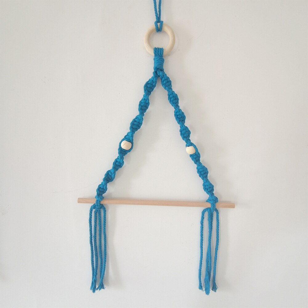 nordique toilette porte-rouleau de papier tapisserie macramé tenture murale salle décoration salle de bains distributeur de papier toilette: A6