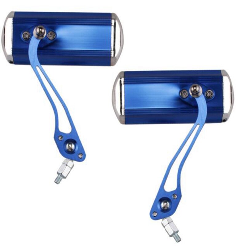 Espejo retrovisor para bicicleta eléctrica, accesorios de equipo reflector, manillar, de seguridad: Azul cielo