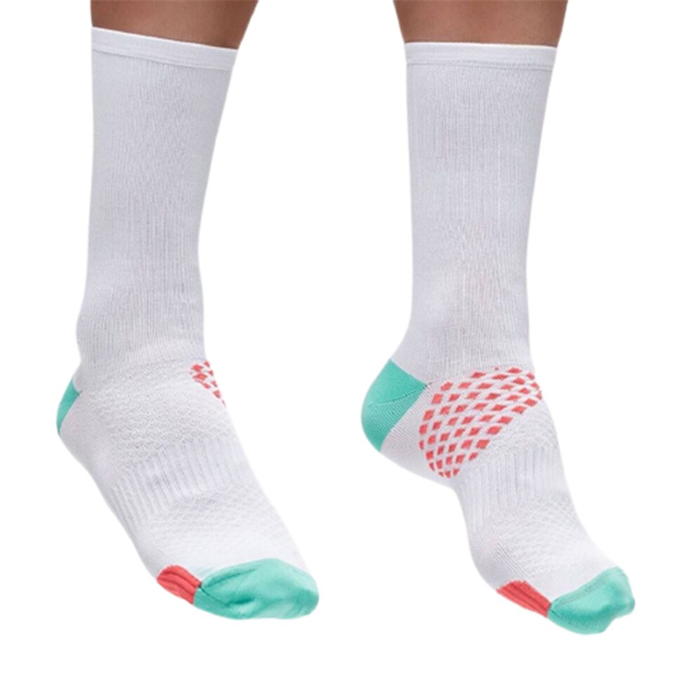 1 Paar Professionele Hoge Tall Fietsen Sokken Comfortabele Sokken Running Wandelen Sokken Outdoor Sport Fitness Sokken Unisex