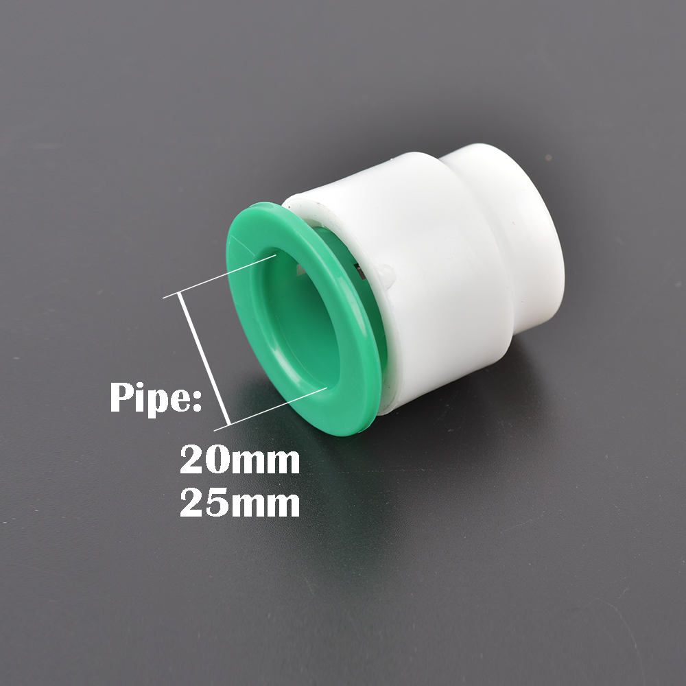 PPR Fittings Pipe Fittings Joint 20mm 25mm Direct Elbow Three-way Flexible Joint No Heating Quick Connector: grey / 1''