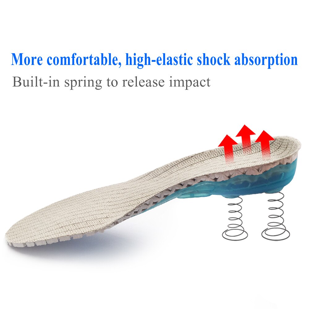 EVA spring silicone orthopedic shoes insoles for S... Grandado