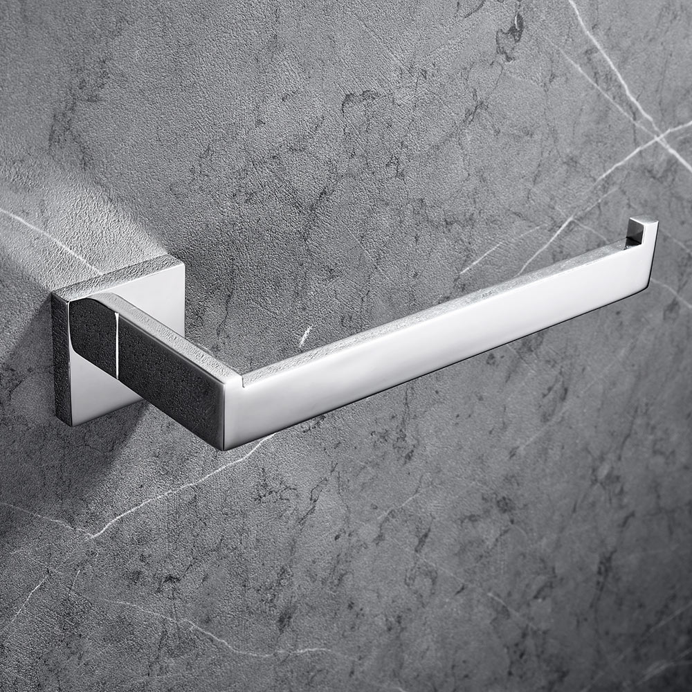 1 pcs SUS 304 Roestvrij Staal Enkele Handdoek Bar Wall Mounted Handdoek Ring Handdoekenrek Houder Badkamer Accessoires