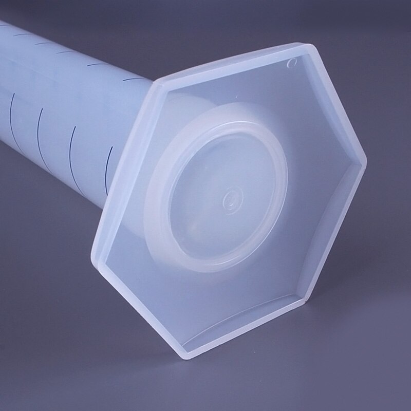 Cilindros graduados de cilindro de medición de plástico de 10/25/50/100/250/500ml para suministros de laboratorio herramientas de laboratorio XSD88