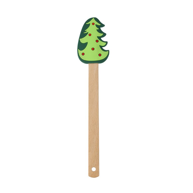 Christmas Silicone Scraper Kitchen Gadget Sets Cake Tools Pastry And Bakery Accessories Kitchenware Bakeware Food Reposteria: christmas tree