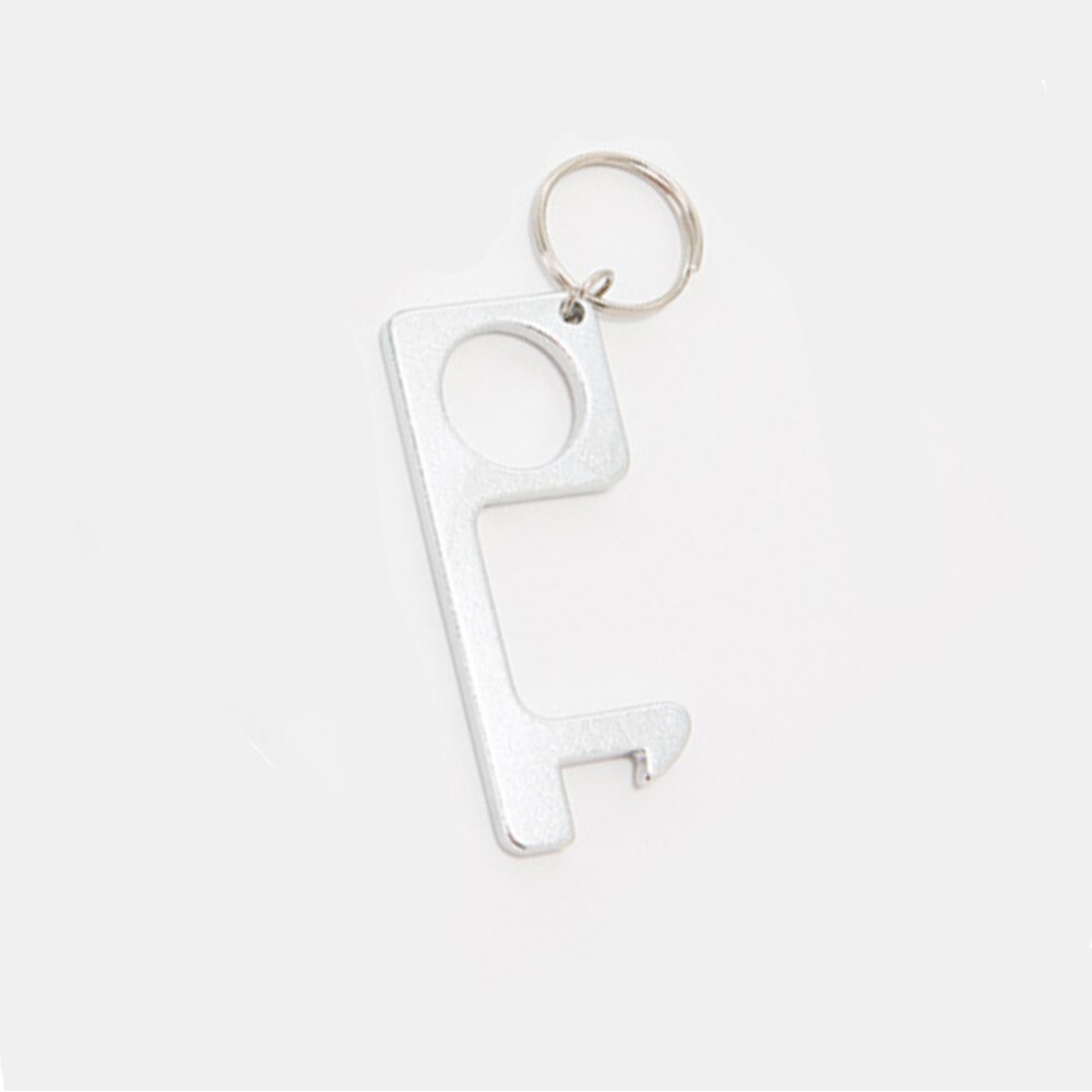 Ouvre-porte Anti-contact alliage Anti-bactérien Protection Anti-contact Isolation clé artefact crochet de porte ouvre-porte avec bouteille Op: 6