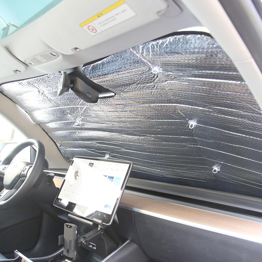 Sunshade for Tesla Model 3 Front Rear Window Windshield Skylight Aluminum foil EVA Sun Shade Anti UV Protected Model 3 Three