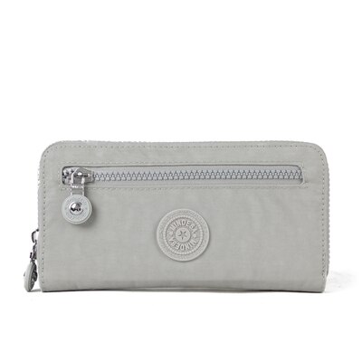 Lange geldbörse dame zipper standard brieftasche 19*11*2,5 cm: Grau