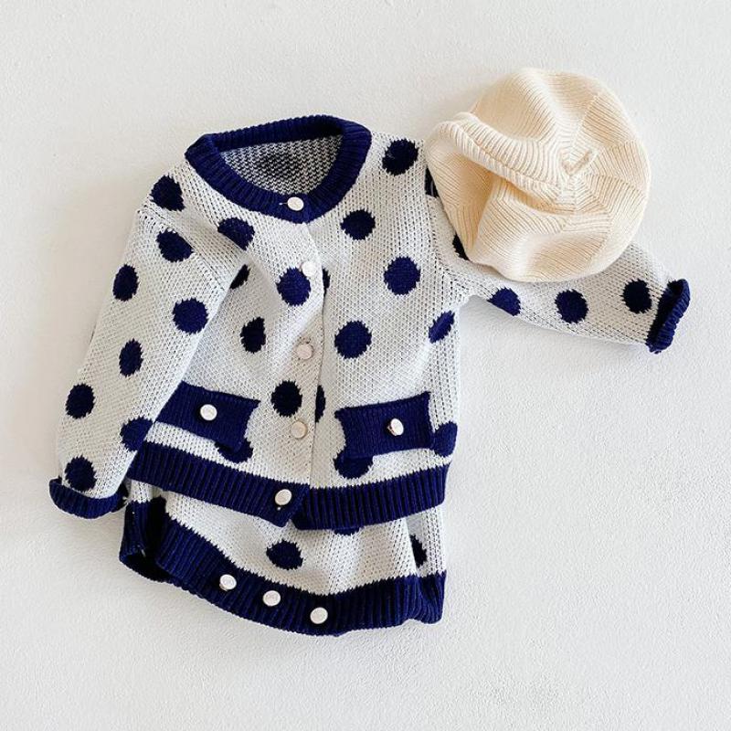 Autunno Del bambino di Inverno Bambini Ragazzi A Maniche Lunghe Maglione cardigan in Maglia Del bambino Delle Ragazze Dei Capretti Maglione Maglie E Maglioni Vestiti per Bambini