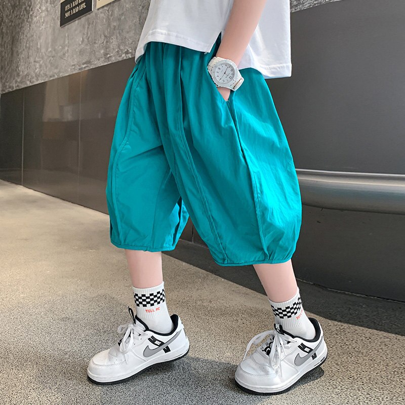 Pantalones bombachos cortos para niños de 5, 7, 9, 11, 13, 14 años, , verano, 2022