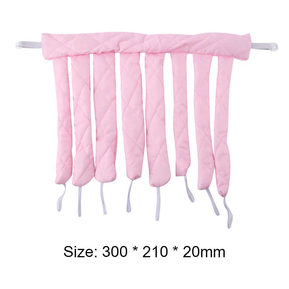 Heatless Spiraal Krulspelden Slapen Zachte Hoofdband Haar Geen Warmte Krullen Lint Haar Rollen Slapen Diy Haar Styling Tools: Pink
