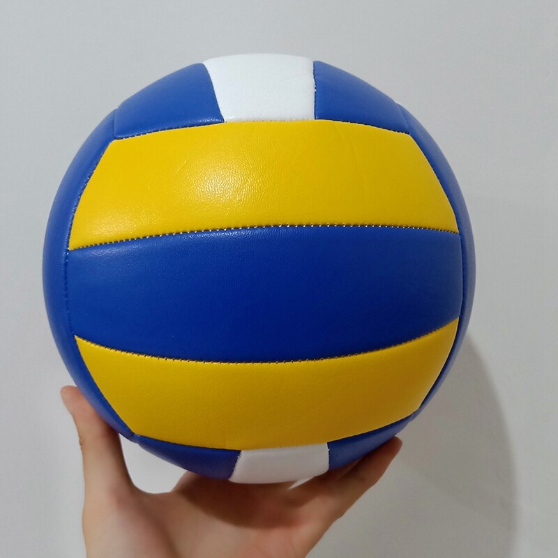 Bolas de jogo do jogo da praia das crianças do adulto do voleibol do treinamento do fósforo do couro do plutônio da imprensa macia para esportes exteriores internos