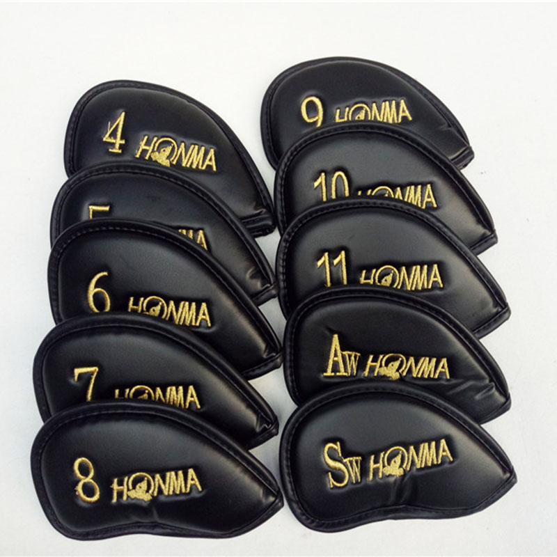 Golfklubbor head cover honma beres full set golf headcover förare trä strykjärn putter club headcover gratis leverans