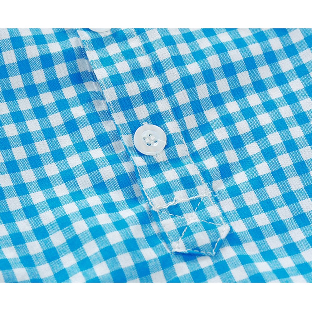 Baby jungen Hemden frühling herbst neugeborenen jungen herren Plaid einreiher krawatte bluse baumwolle hemd Kleinkind bebes Junge Spitzen