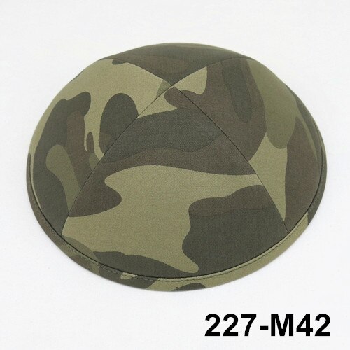 Camouflage 19cm kippot Appaerl Accessories Hats Caps Skullies beanie Kippah Jewish Yarmullka