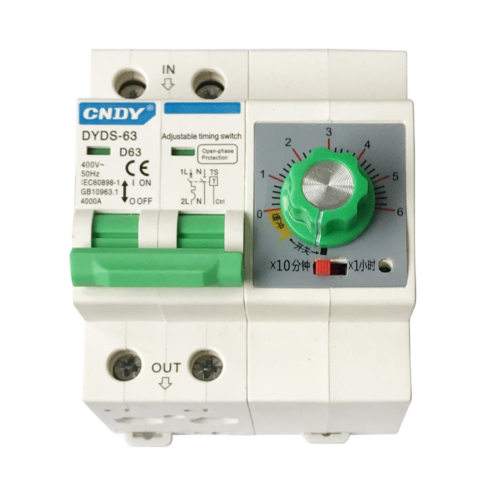 Premium adjustable timing switch timer switch 220V 230V 240V Max 63A with 2 times on / off time set range 1min-1H/1min-6H