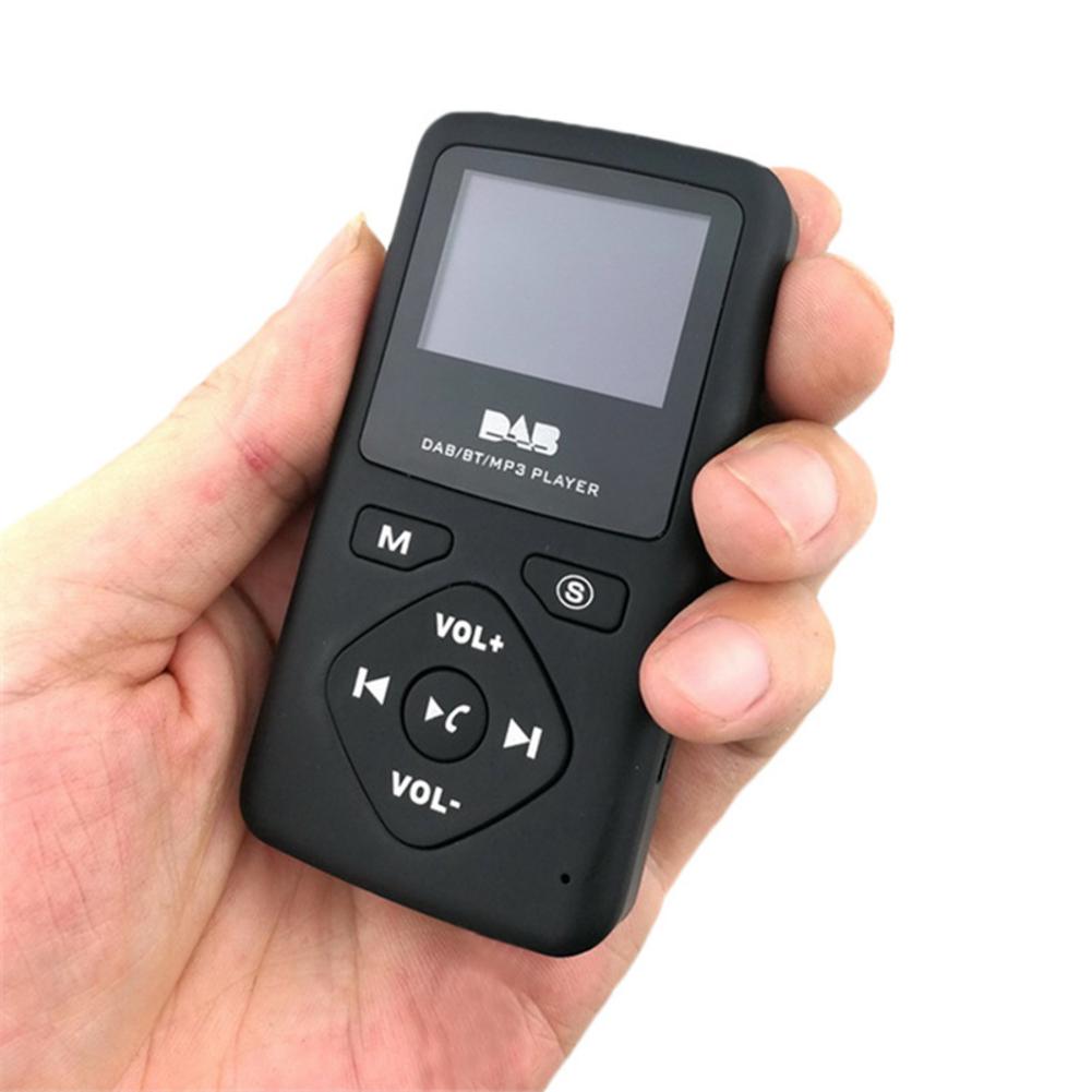 Pocket Dab Draagbare Digitale Radio Met Bluetooth MP3 Speler Radio Ontvanger Voor Wandelen Wandelen Running Sport