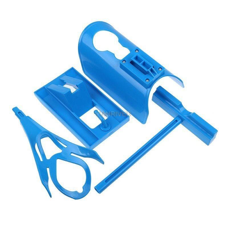 Kit azul auxiliar deslizante de 1 pieza, puede ayudar a quitar calcetines, adecuado para los ancianos, para usar calcetines, artefacto auxiliar Perezoso