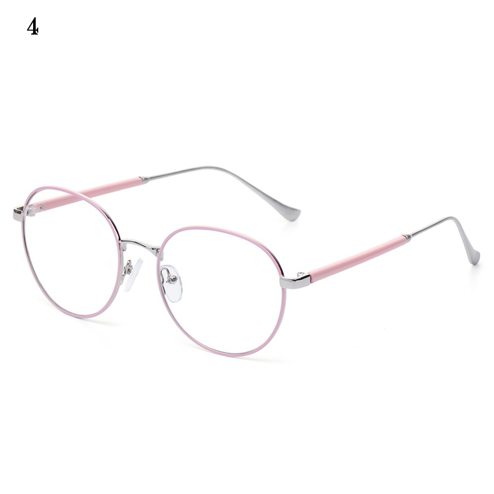 Classic Retro Optical Transparent Lens Glasses Women Myopia Eyeglasses Frames Metal Spectacles Clear Lenses Women's Glasses: 4