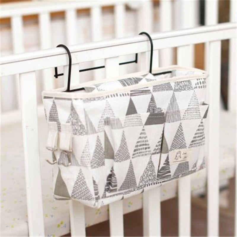 Crib Accessoires Tas Opslag Houder Bed Organizer Nachtkastje Opbergtas Wieg Bed Side Pouch Opknoping Organisator Nappy Houder Zakken