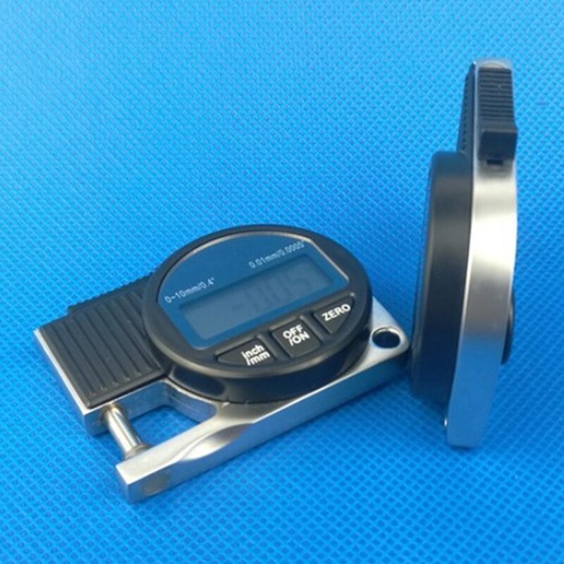 Electronic Digital Display Square Mini Thickness Gauge Caliper Card Table Leather Thickness Gauge Portable Quick Measurement Pap