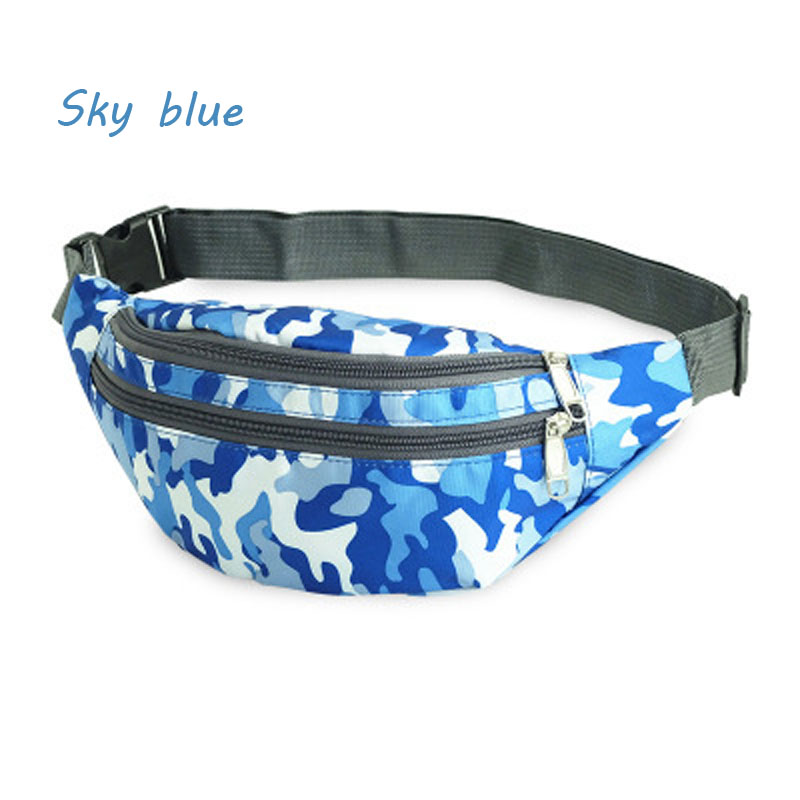 date voyage BUM sac Bumbag taille argent ceinture passeport portefeuille zippé sécurité poche Camouflage taille Packs: C