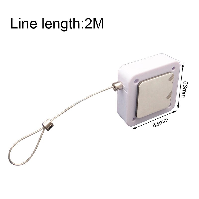 Automatic Door Closer Punch-Free Automatic Sensor Door Closer Universal Door Closer Automatic Organizer Sliding Door Closer: white 2m