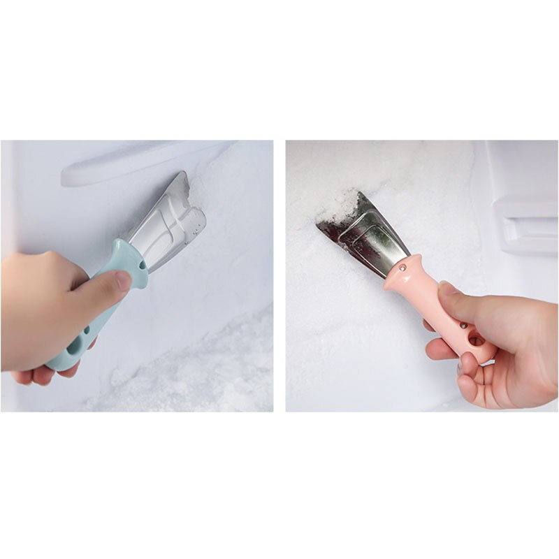 Defrosting Kitchen Ice Scraper Freezer Stainless Steel Deicing Shovel Refrigerator Deicer Household Cleaning Gadget Ice Shovel