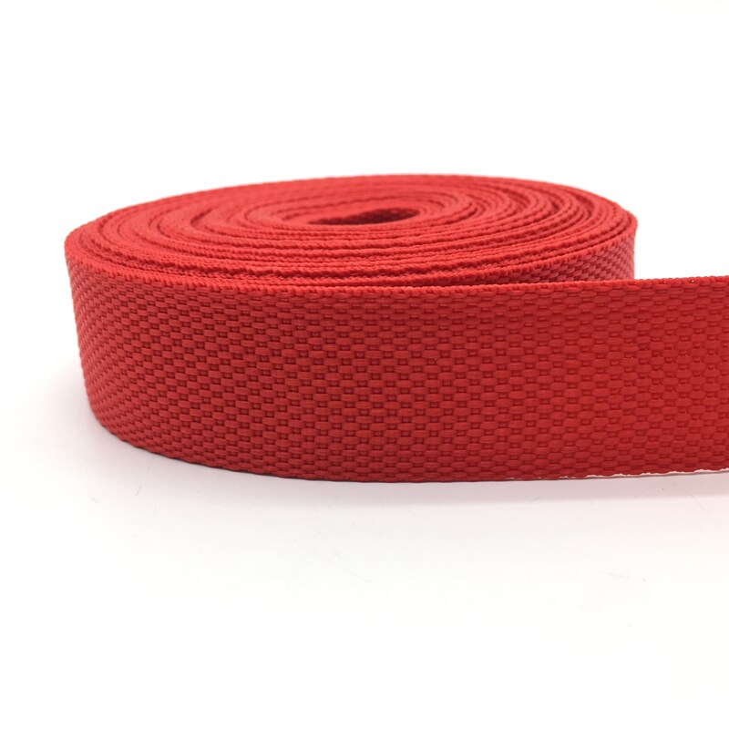 10 Yards 30Mm Canvas Lint Heuptas Singels Nylon Lint Knapzak Strapping Naaien Tas Riem Accessoires: Red