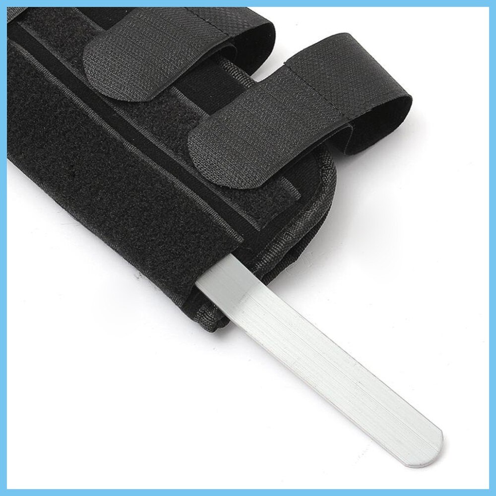 Fixation of wrist sprain fracture with aluminium splint to stabilize wrist sprain fracture support