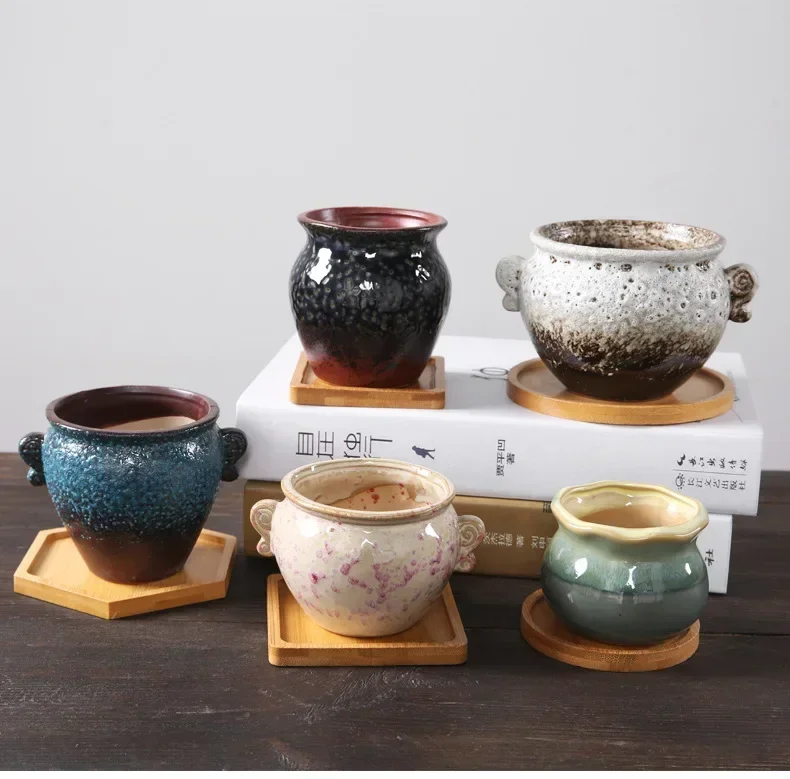 Multi Bambus Bakke Træ Underlag Blomsterpotte Bakke Kop Pad Dækkeserviet Køkken Dekorativ Bakke Kaffekop Mat Dækkeserviet