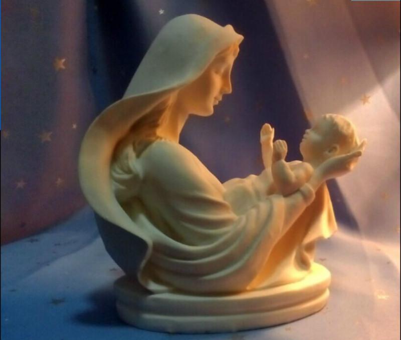 Home Baby Jesus statue ornaments maternal Catholic holy Mother's Day