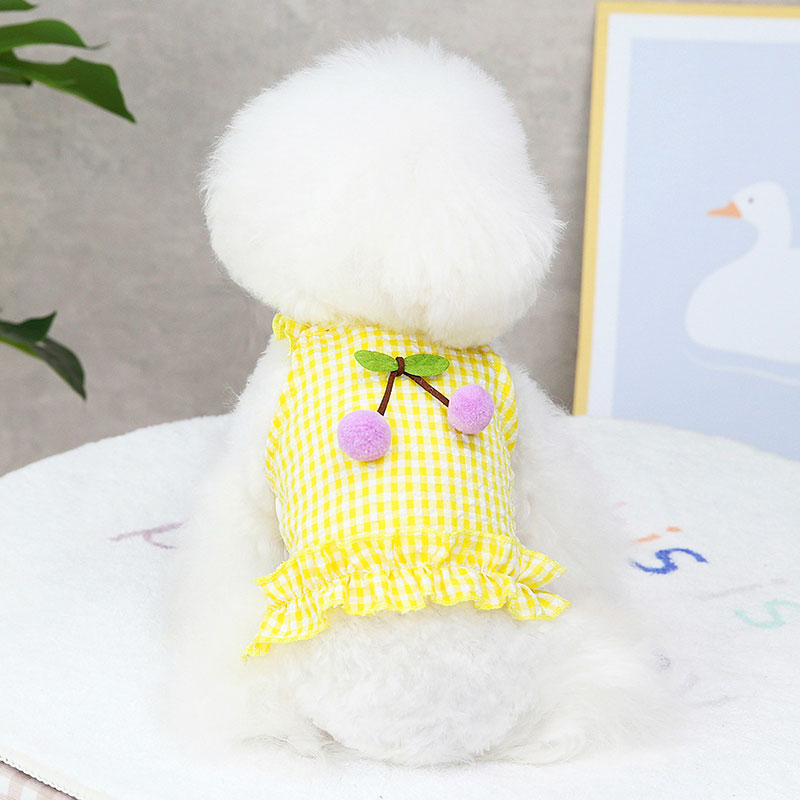 Pet Dog Clothes Dress Sweety Princess Style Dog Dress Teddy Puppy Wedding Dresses For Small Medium Dogs Pet Accessories