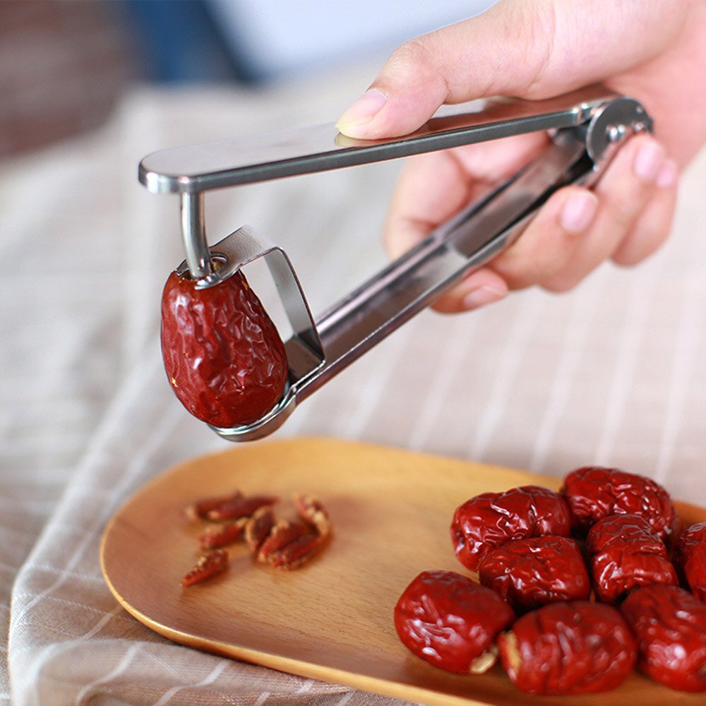 Fruit Olive Pitter Tool Seed Handheld Kitchen Fruit Remover Kit Machine Kitchen Gadget Accessories Cherry Red Dates Seed Rmover