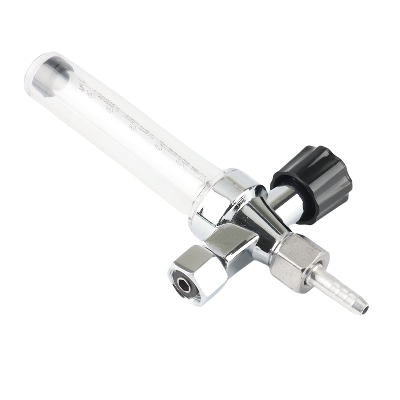 Straight-Through Pressure Reducer Flow Meter, Flow Tube Connected To Gas Tube Flow Meter: Default Title