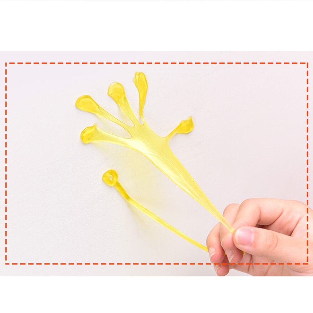 1pc Random Send Glitter Sticky Hands Toys Funny Gadgets Practical Jokes Squishy Party Prank Novelty Gags Toys for Children