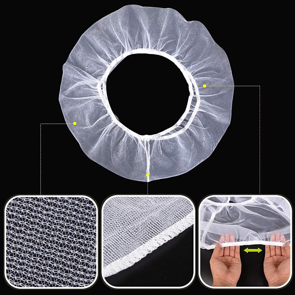 Cage Cover Tidy Adjustable Parrot Stretchy Nylon Mesh Net Washable Shell Basket Soft Airy Bird Cage Cover Pet Bird Supplies