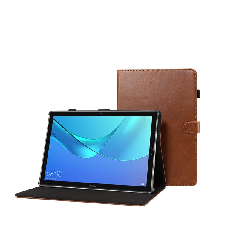 Leer voor huawei mediapad  m5 10 pro 10.8 " flip stand smart case voor huawei mediapad  m5 10.8 cover tablet pc shell