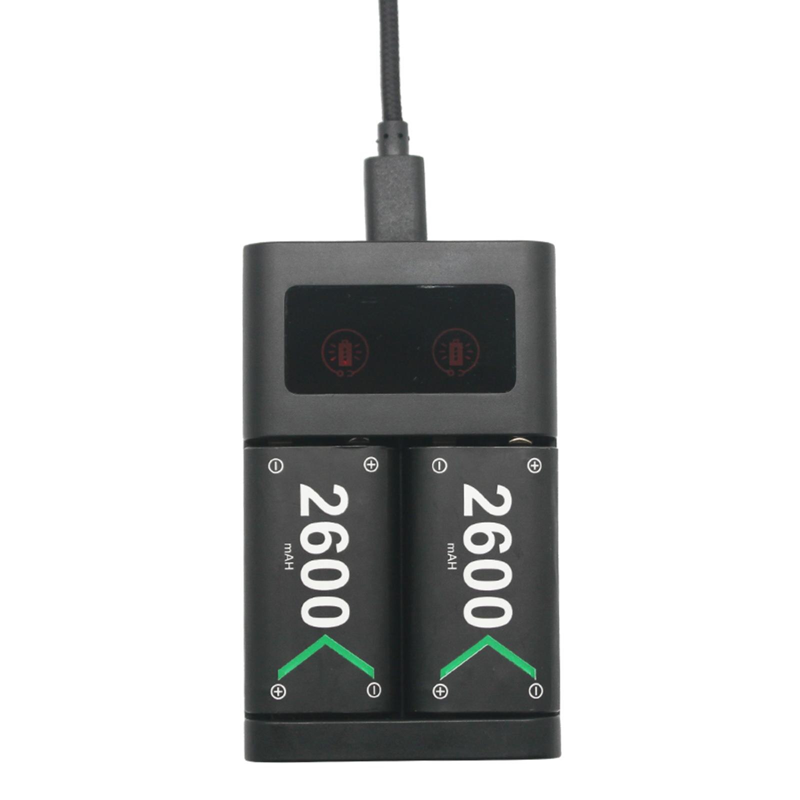 Ladestation für controller mit wiederaufladbarem akku für series xs